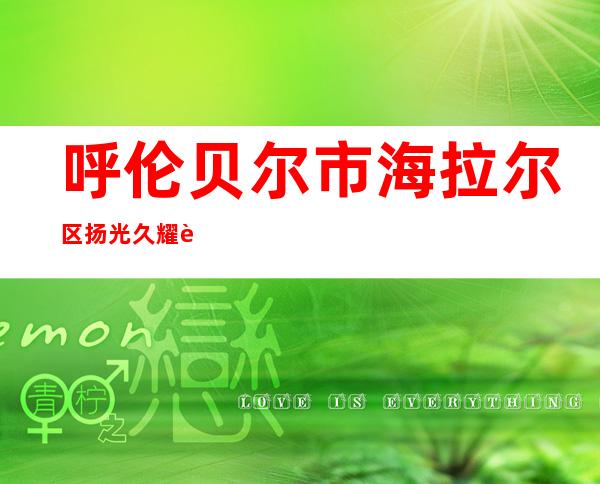 呼伦贝尔市海拉尔区扬光久耀艺术培训学校有限公司