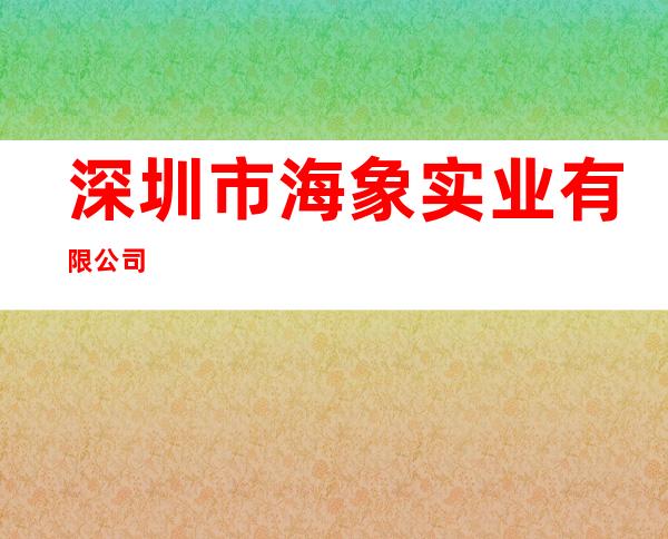 深圳市海象实业有限公司