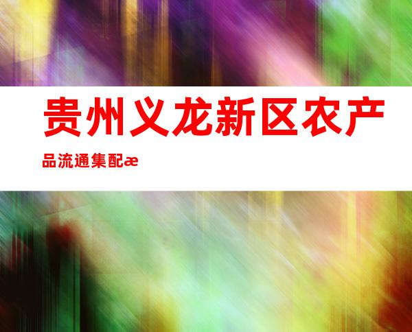 贵州义龙新区农产品流通集配有限公司