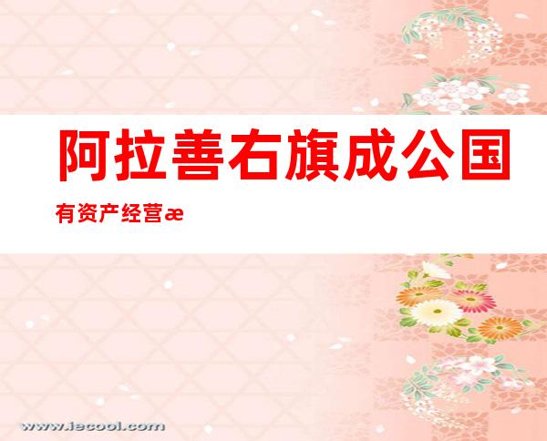 阿拉善右旗成公国有资产经营有限责任公司